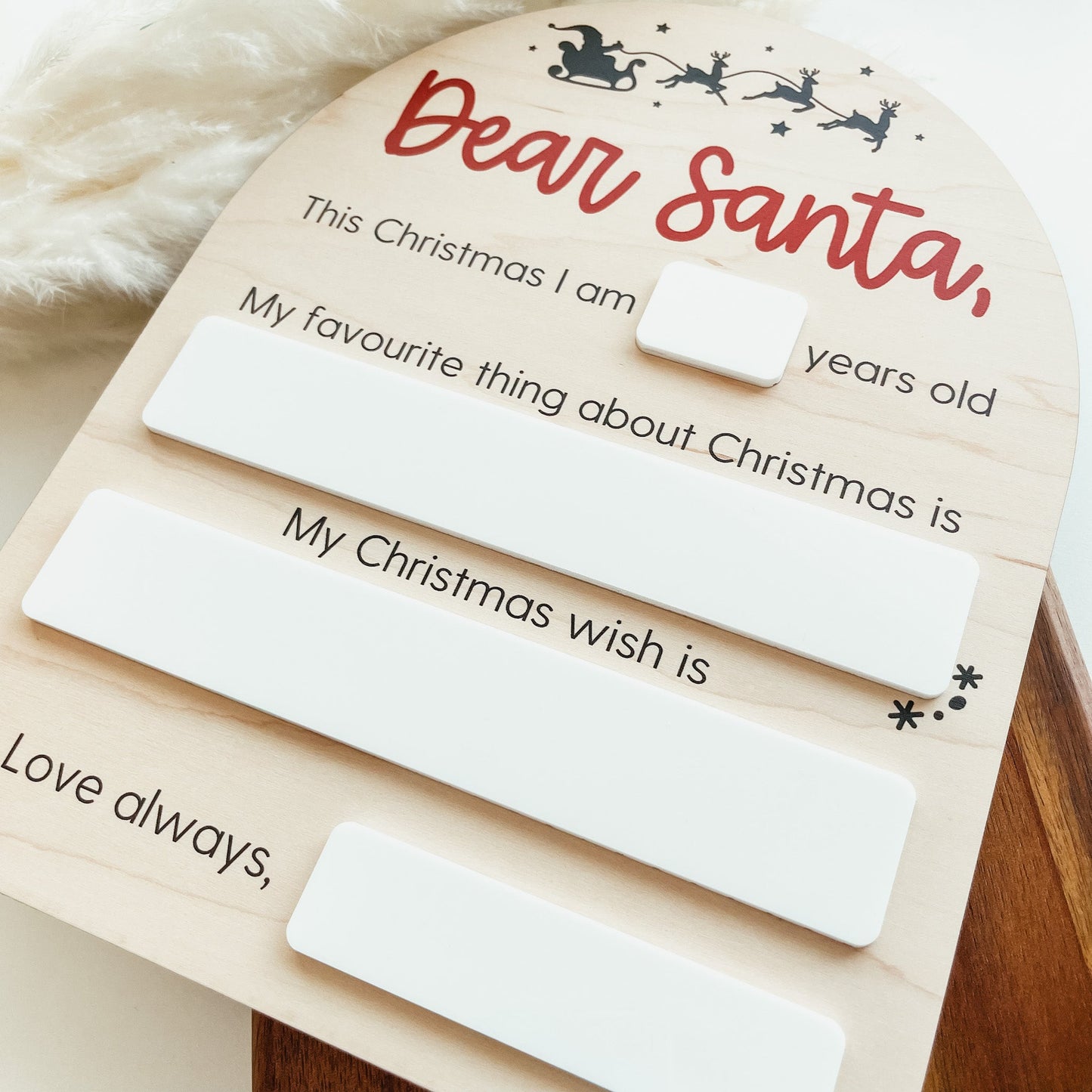 Dear Santa Letter Sign