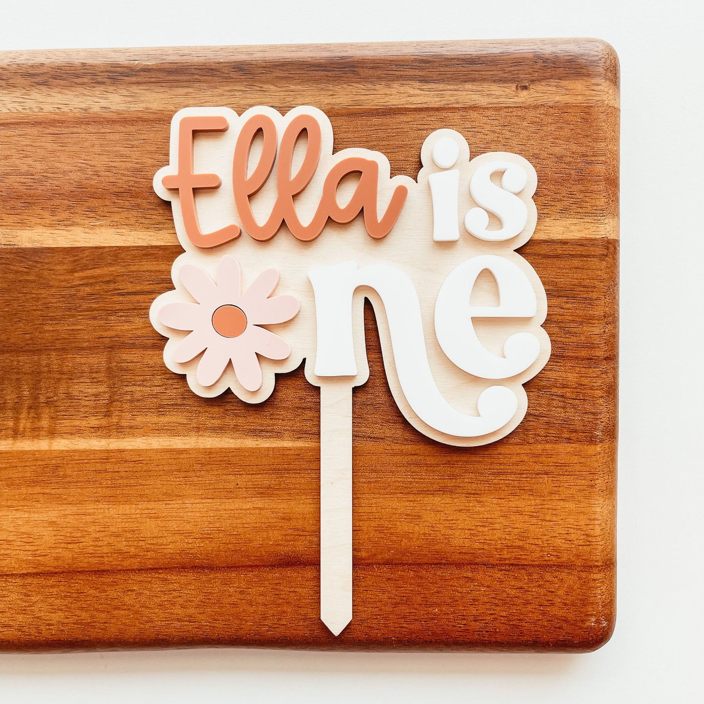Custom One Daisy Cake Topper
