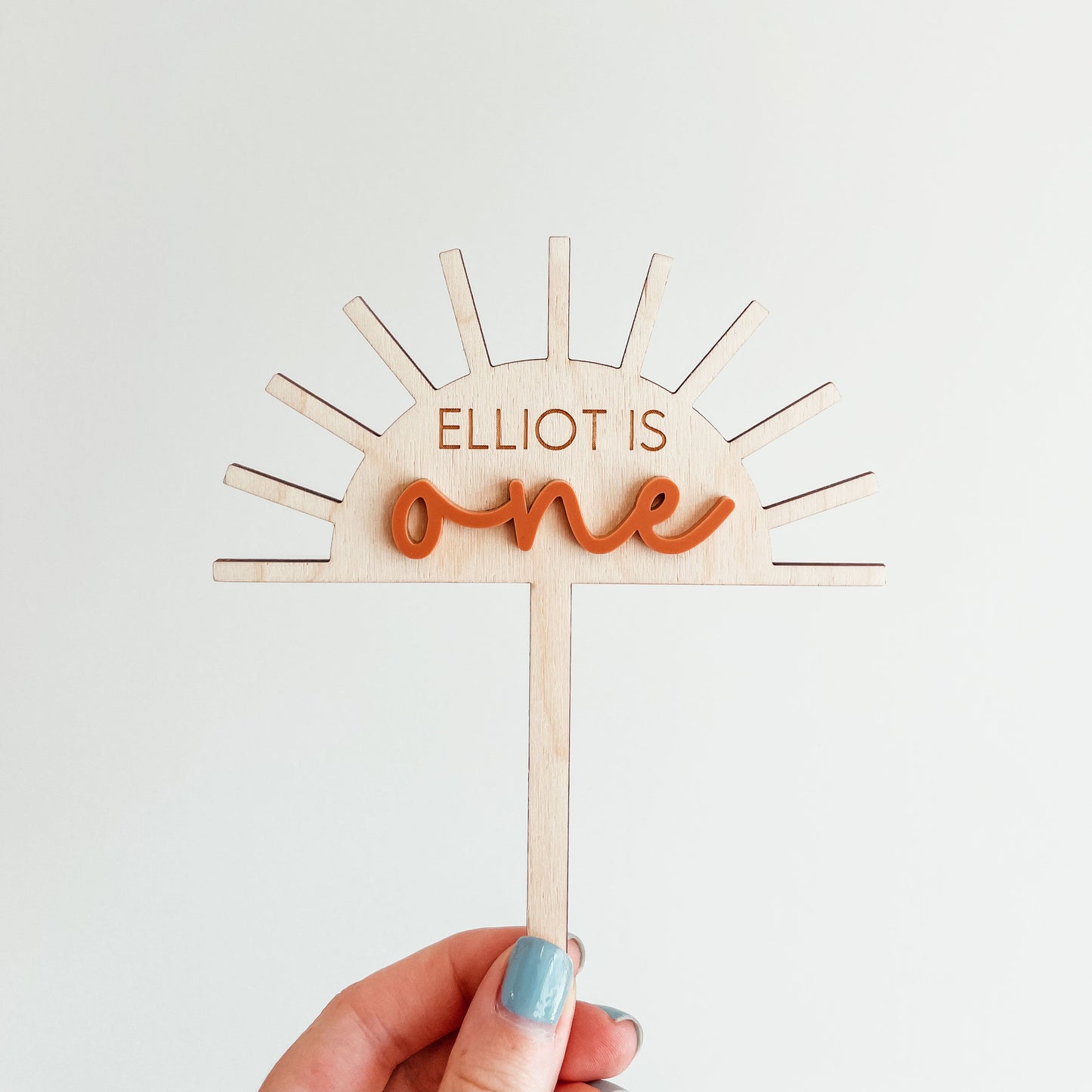 Custom Sun Cake Topper
