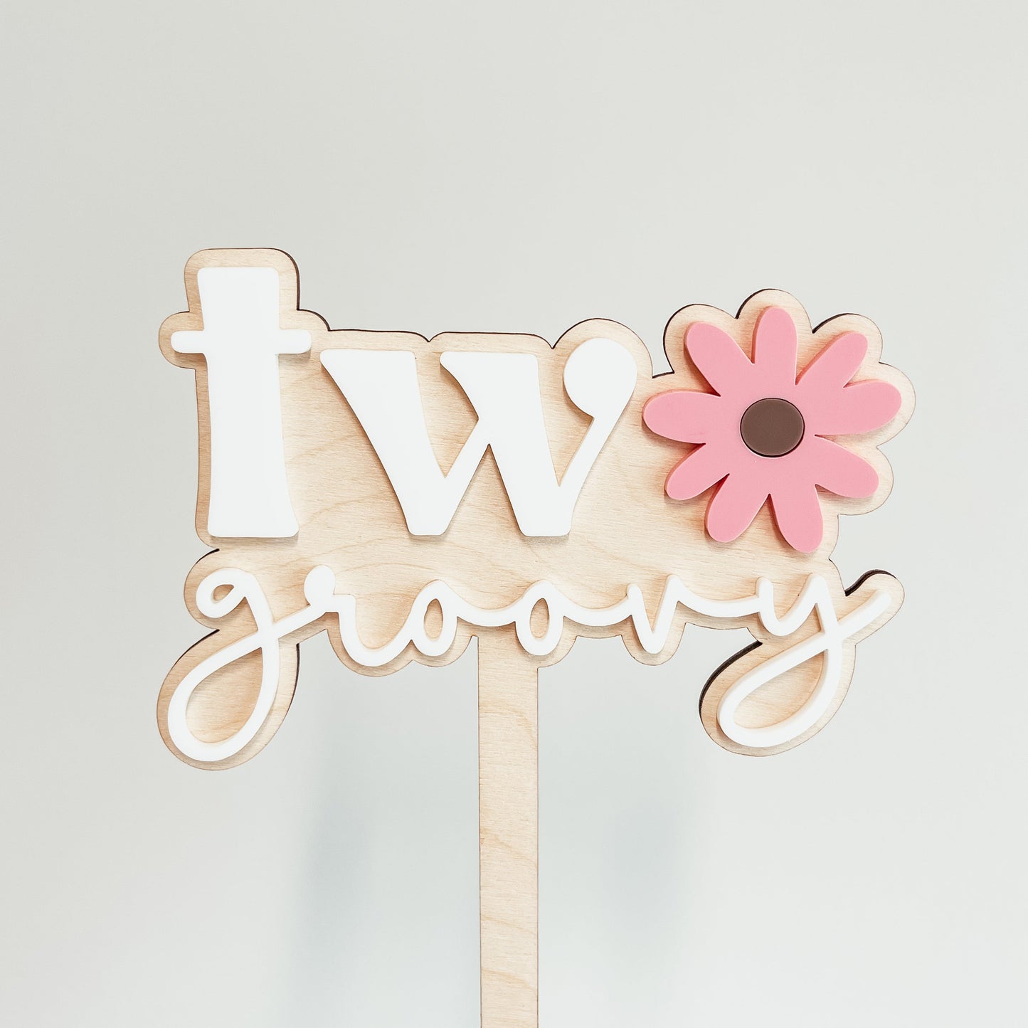 Two Groovy Cake Topper