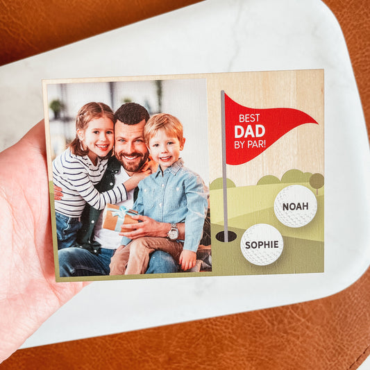 Wooden Photo Magnet | Best By Par