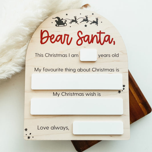 Dear Santa Letter Sign