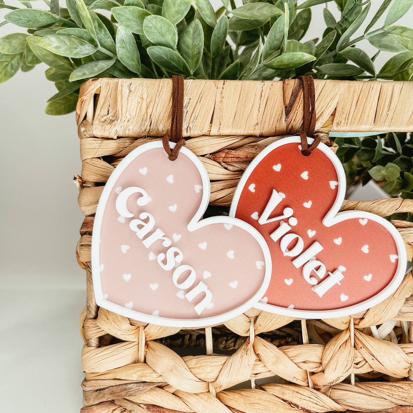 3D Layered Heart Tag