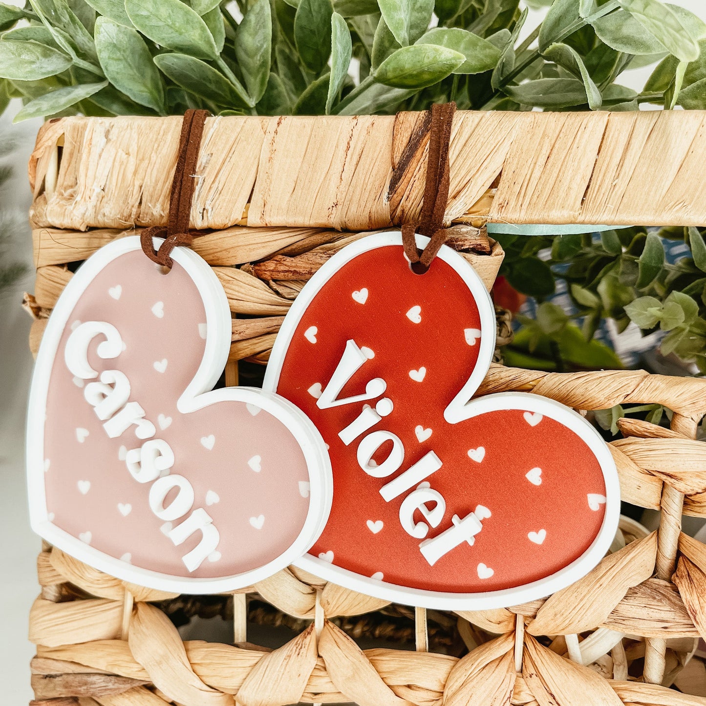 3D Layered Heart Tag