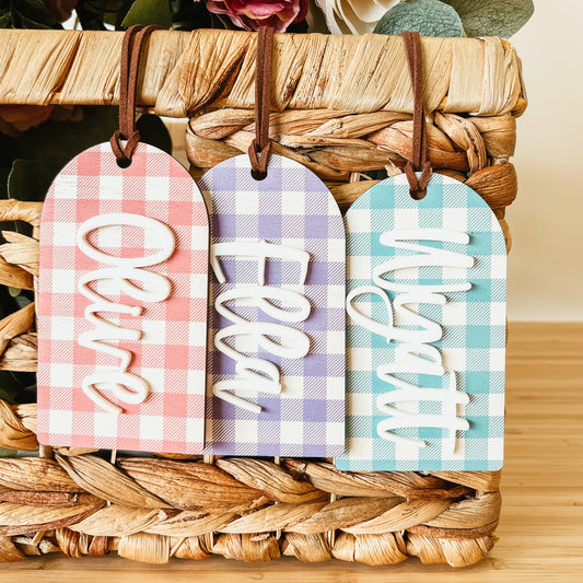 3D Easter Tag