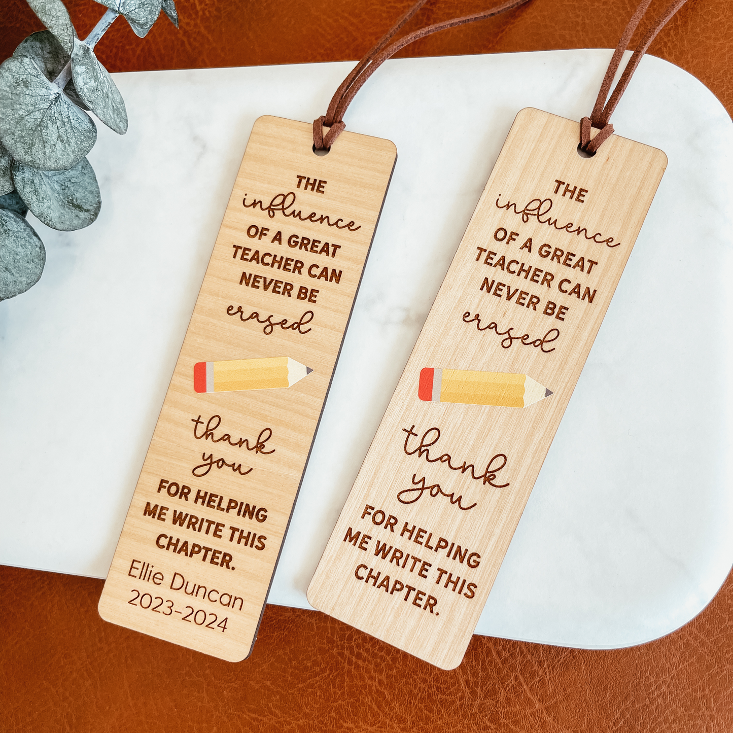 Custom Teacher Bookmark - The Influence Of A Great Teacher