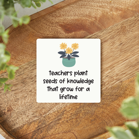 Teachers Plant Seeds Of Knowledge Magnet